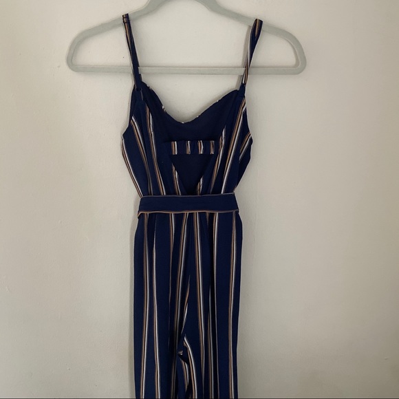 Macy’s Striped Jumpsuit - Picture 3 of 5